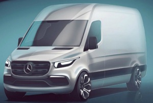 Абсолютно новый Mercedes-Benz Sprinter: первое изображение